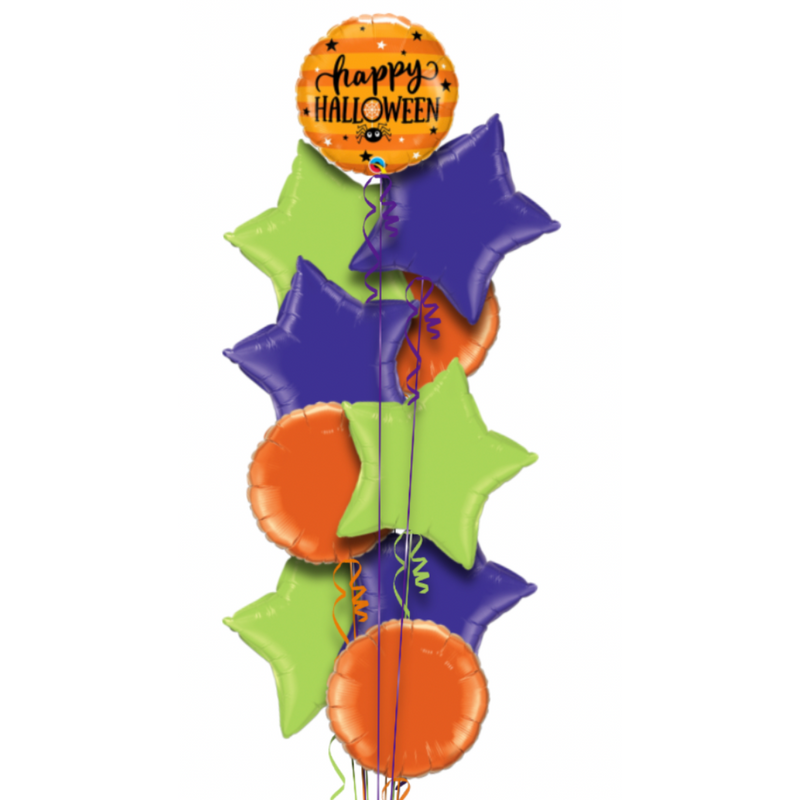 Happy Halloween Spider Balloon Bouquet