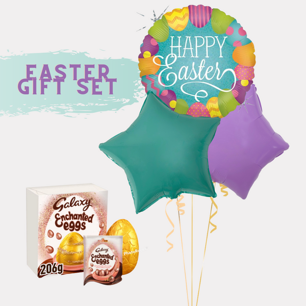 Gift Set Happy Easter & Colorful Eggs