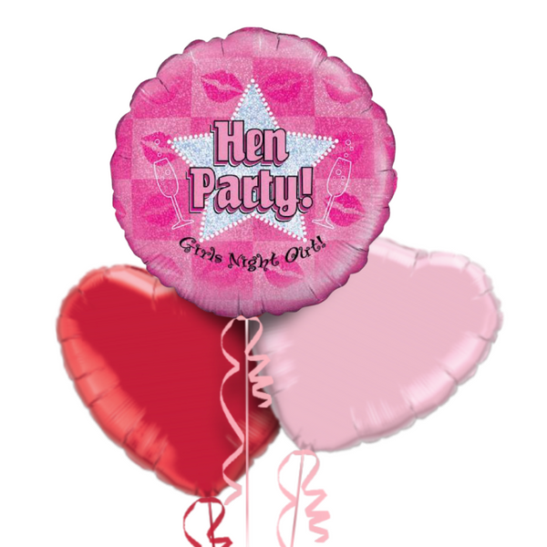 Hen Night Party Foil Balloon Bouquet