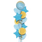 Gold and Blue Classy It's a Boy Balloon Bouquet