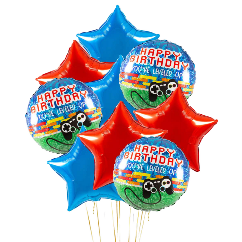 Gamer Birthday Mix Balloon Bouquet
