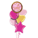Oh Baby Pink and Gold Balloon Bouquet