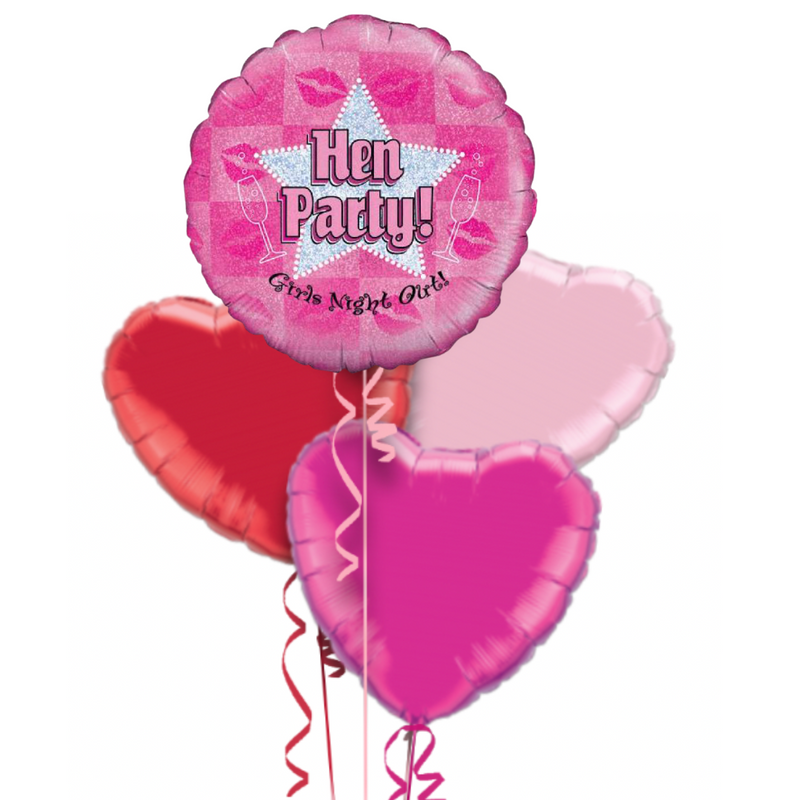 Hen Night Party Foil Balloon Bouquet