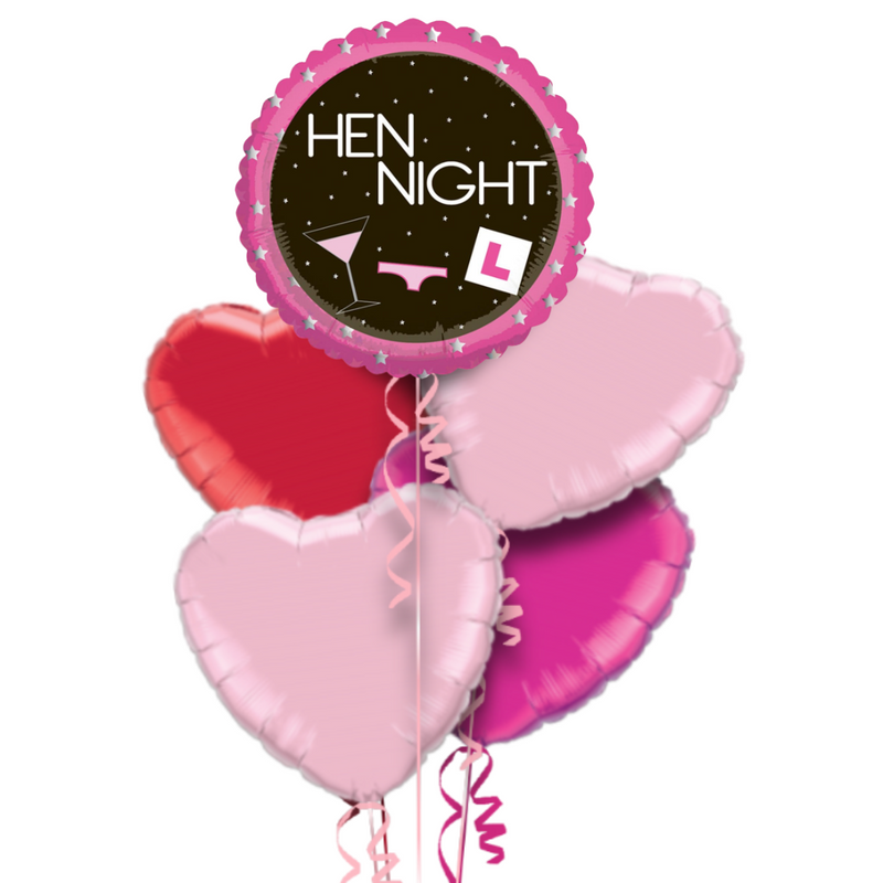 Hen Night Fun Foil Balloon Bouquet