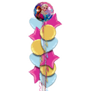 Frozen Blue & Pink Love Foil Balloon Bouquet