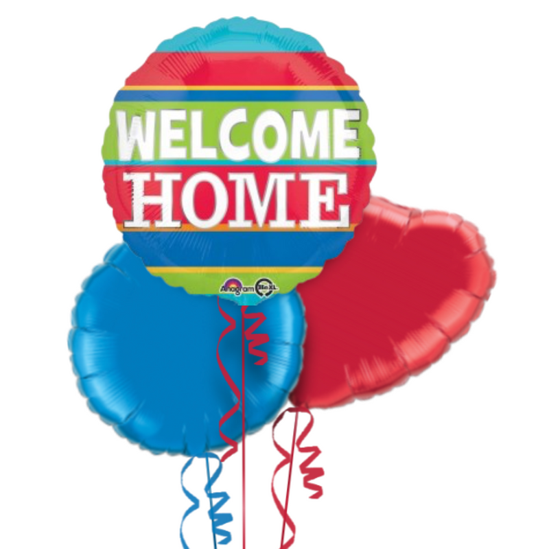 Welcome Home Stripes Balloon Bouquet