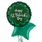 Happy St. Patrick's Day Green Balloon Bouquet