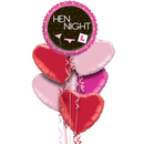 Hen Night Fun Foil Balloon Bouquet