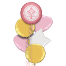 Holy Communion Pink Balloon Bouquet