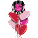 Hen Night Diamond Ring Foil Balloon Bouquet