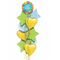 Happy Easter & Colorful Eggs Balloon Bouquet
