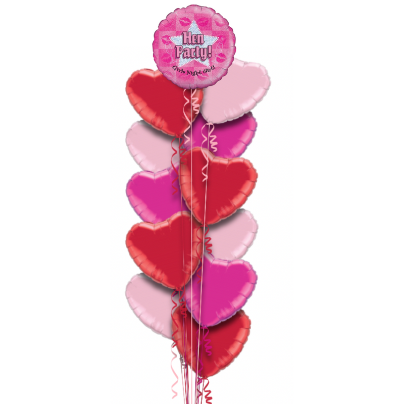 Hen Night Party Foil Balloon Bouquet