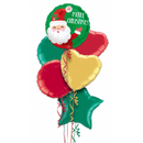 Merry Christmas Santa Balloon Bouquet