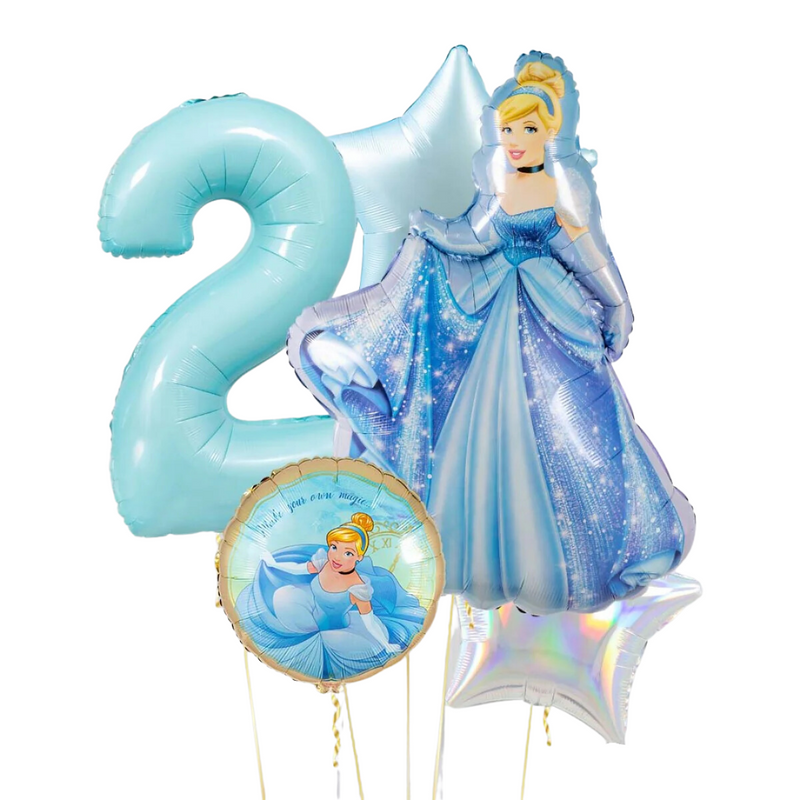 number balloons cinderella blue balloons ireland